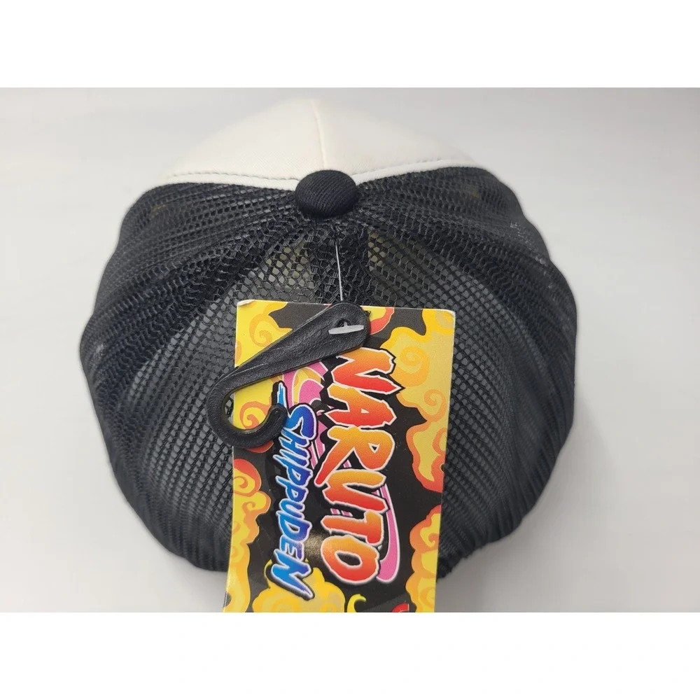 Naruto Shippuden Ichiraku Ramen Mesh Trucker Snapback (Fits Small) Hat Cap Black